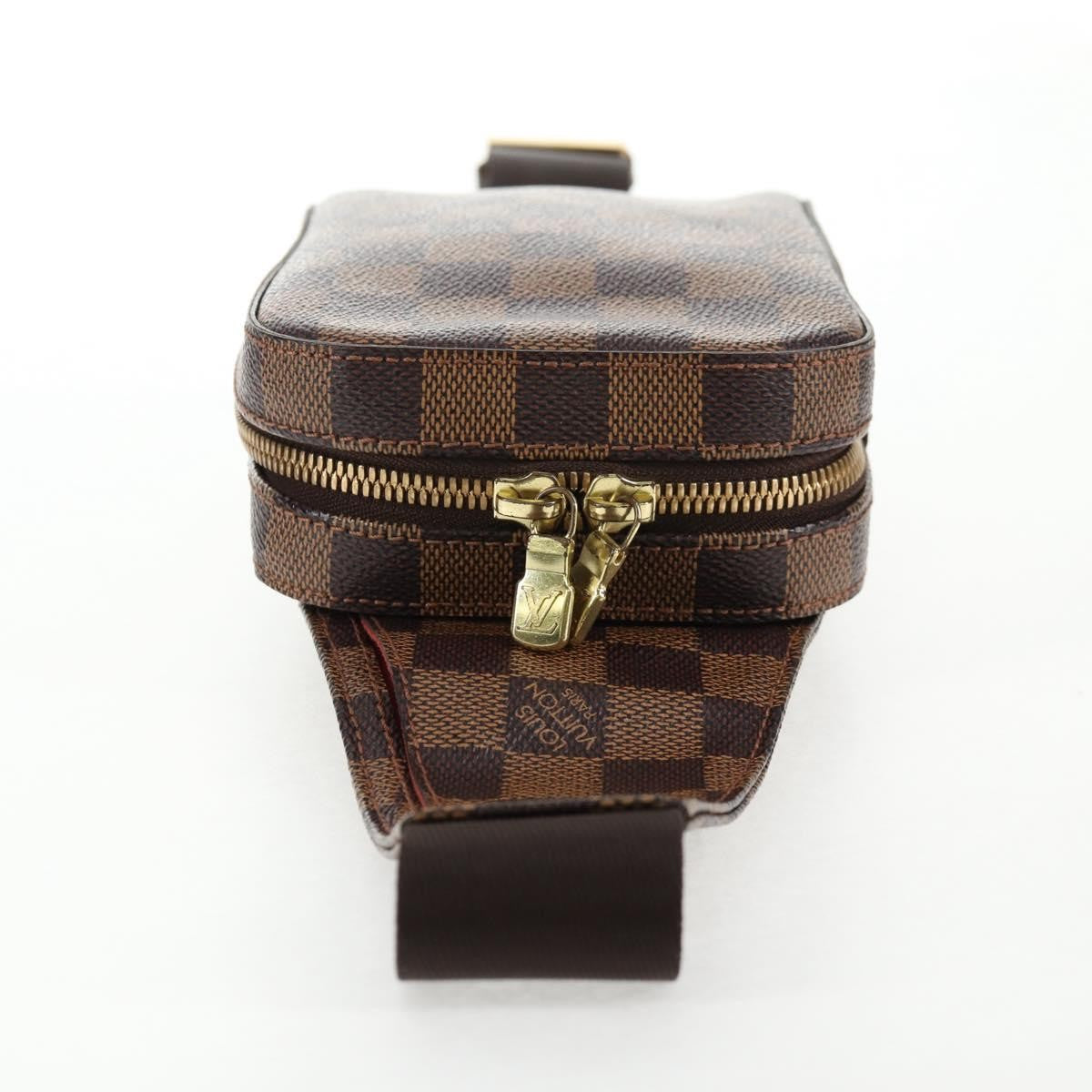 Louis Vuitton Geronimos Waist Bag Damier Brown Canvas Shoulder Bag