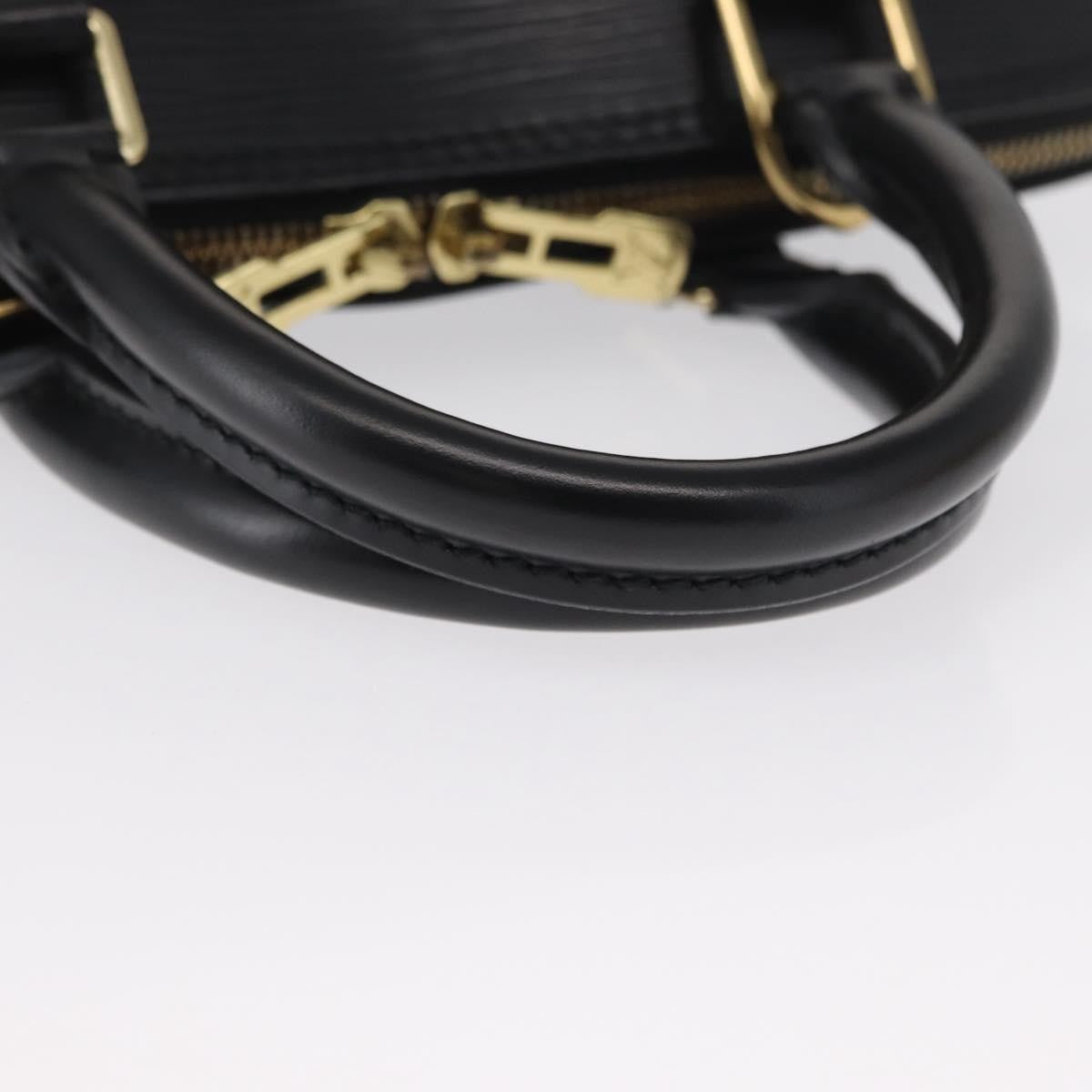 Louis Vuitton Alma Handbag Epi Leather Black Leather Handbag