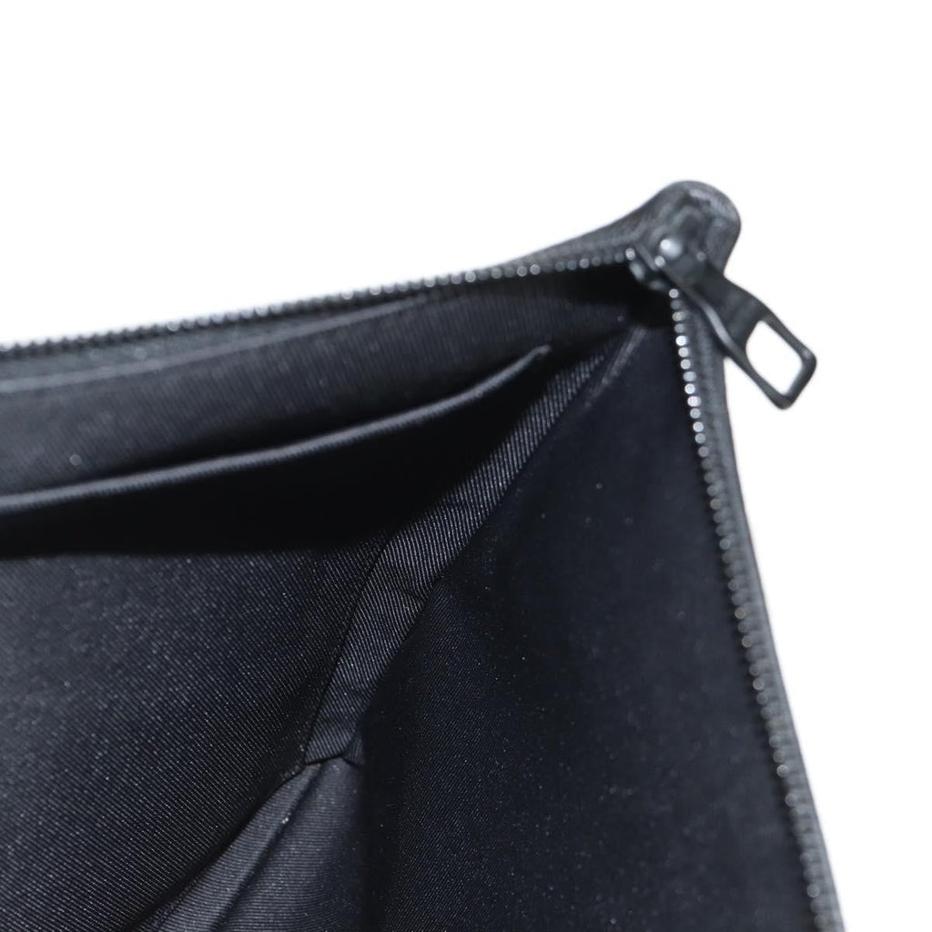Louis Vuitton Pochette A4 Rainbow Taiga Leather Black Leather Clutche & Pouche Bag