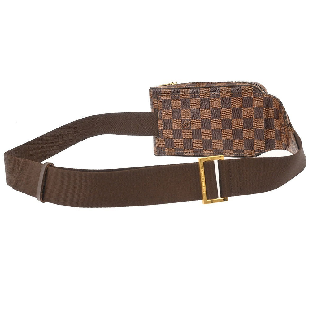 Louis Vuitton Geronimos Waist Bag Damier Brown Canvas Clutche & Pouche Bag