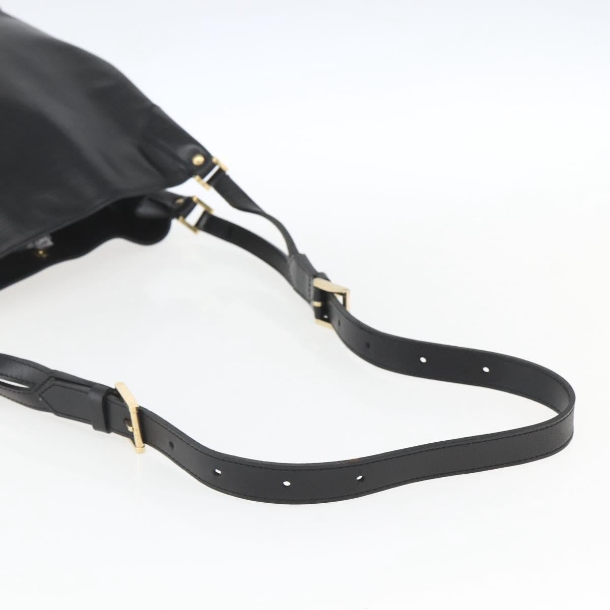 Louis Vuitton Mandara Handbag Epi Leather Black Leather Tote Bag