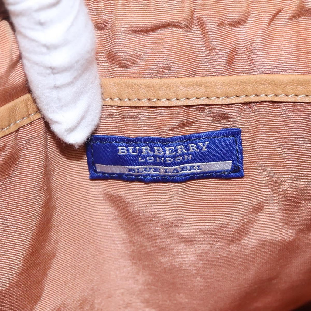 Burberry Blue Label Shoulder Bag Canvas White Canvas Shoulder Bag