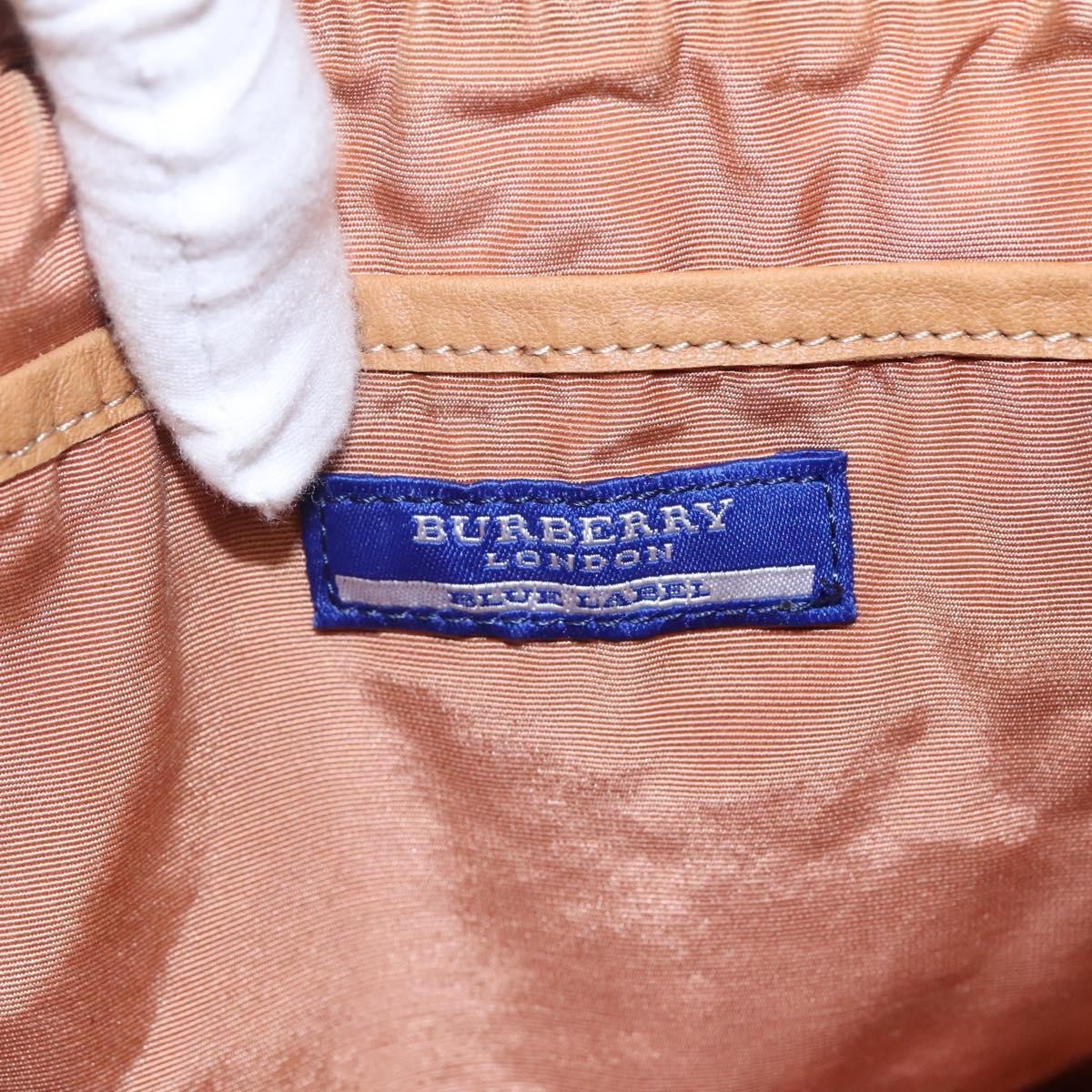 Burberry Blue Label Shoulder Bag Canvas White Canvas Shoulder Bag