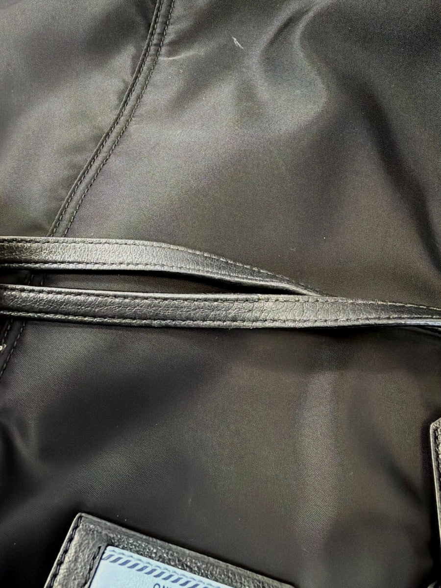 Prada Etiquette Tote Tessuto Black Nylon Tote Bag Bag