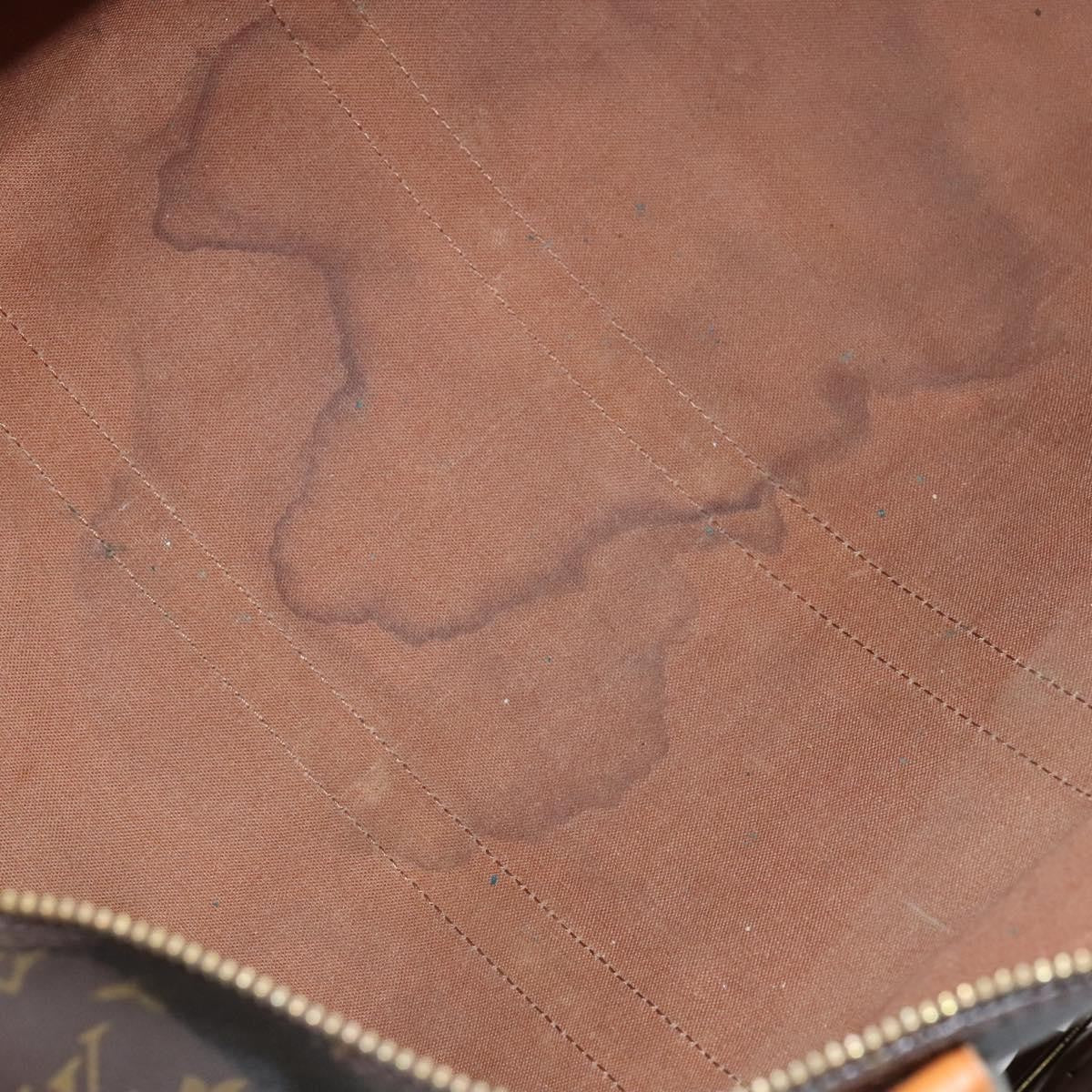 Louis Vuitton Keepall Bag Monogram Canvas Brown Canvas Travel Bag