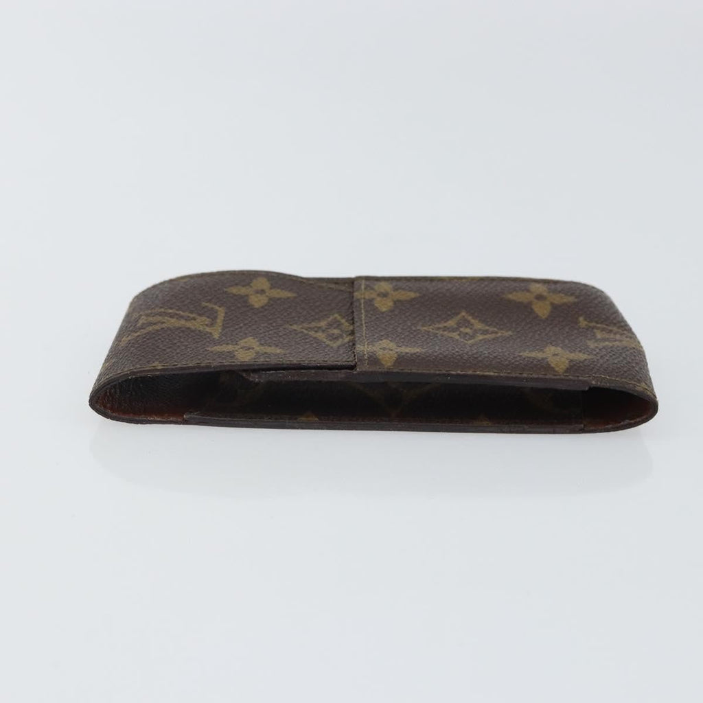 Louis Vuitton Etui Cigarette Case Monogram Canvas Brown Canvas Wallets Accessory