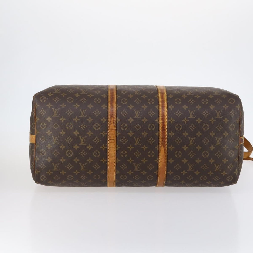 Louis Vuitton Keepall Bandouliere Bag Monogram Canvas Brown Canvas Travel Bag