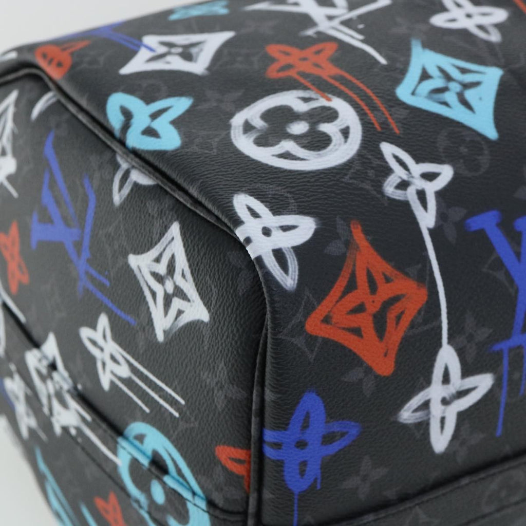 Louis Vuitton Keepall Bandouliere Bag Graffiti Monogram Eclipse Canvas Multicolour Canvas Bag