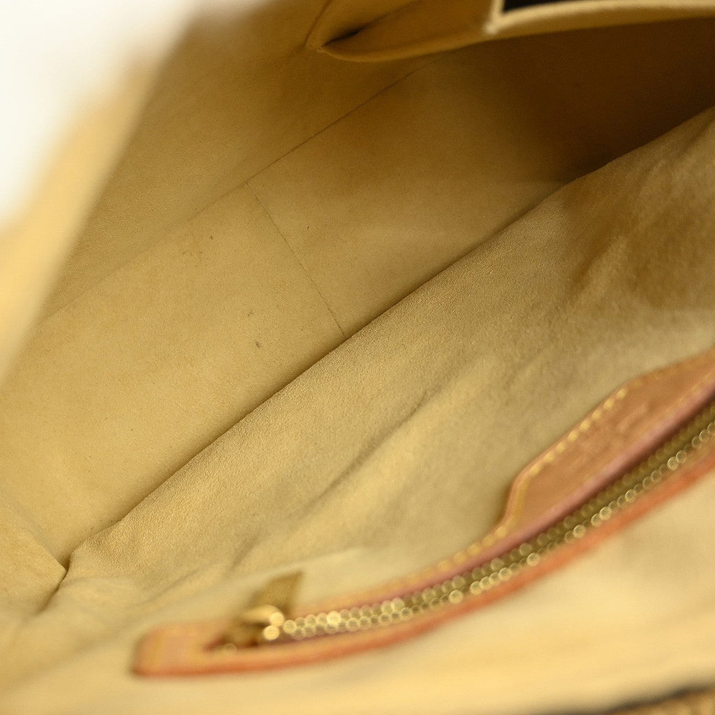 Louis Vuitton Monogram Looping Handbag Monogram Canvas Brown Canvas Shoulder Bag
