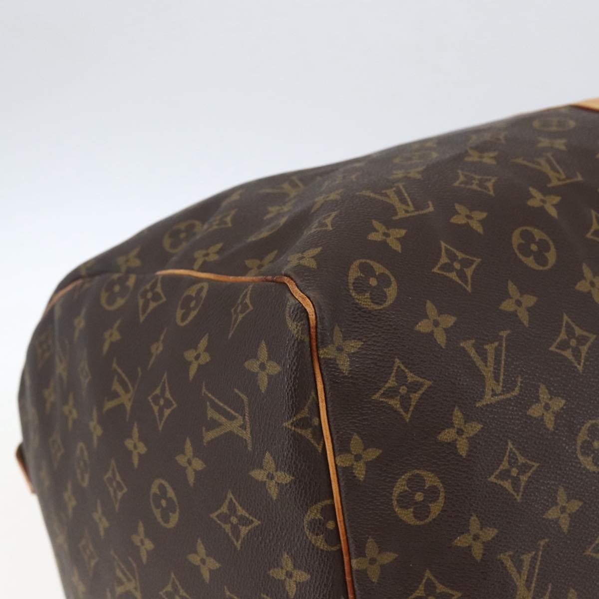 Louis Vuitton Keepall Bag Monogram Canvas Brown Canvas Travel Bag