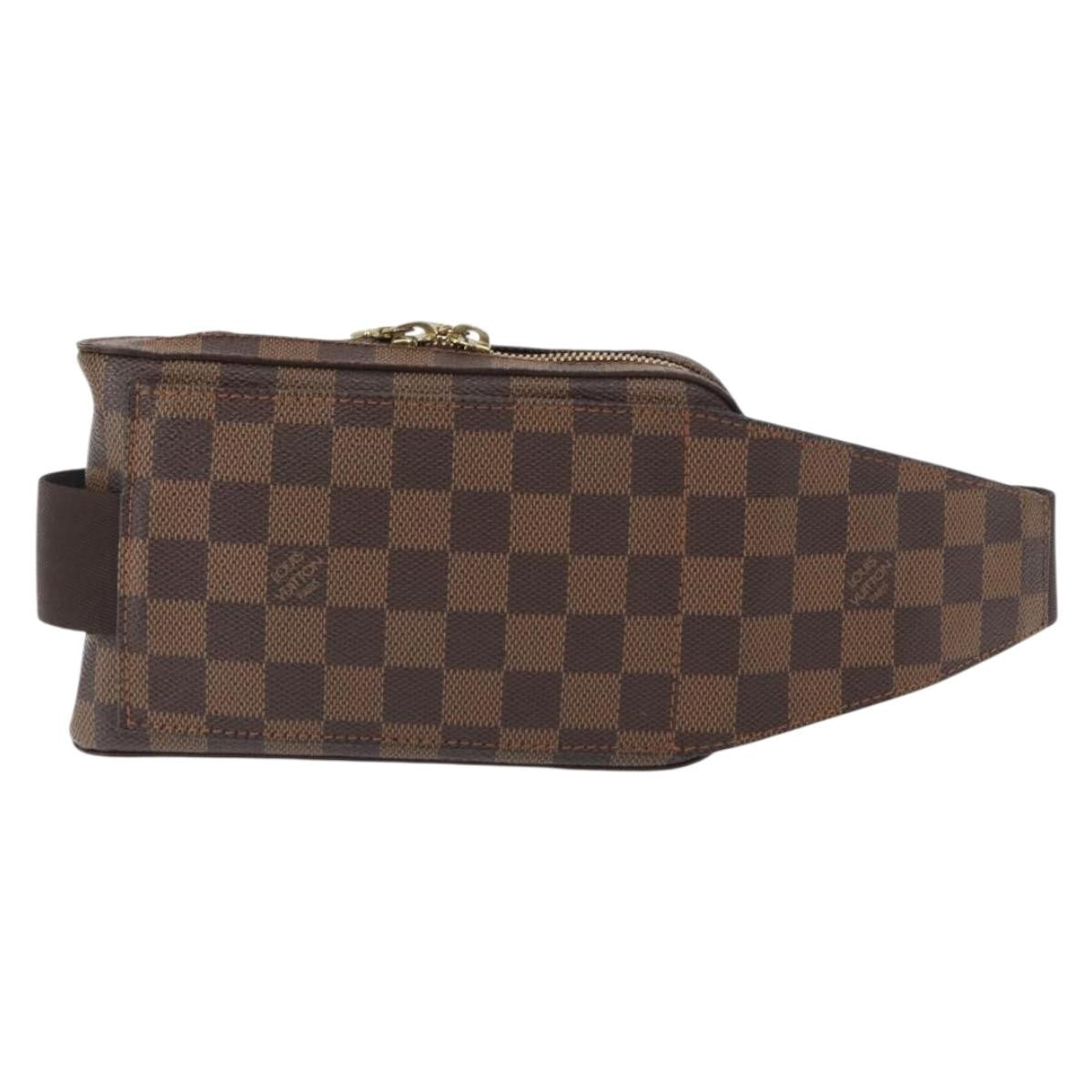 Louis Vuitton Geronimos Waist Bag Damier Brown Canvas Shoulder Bag