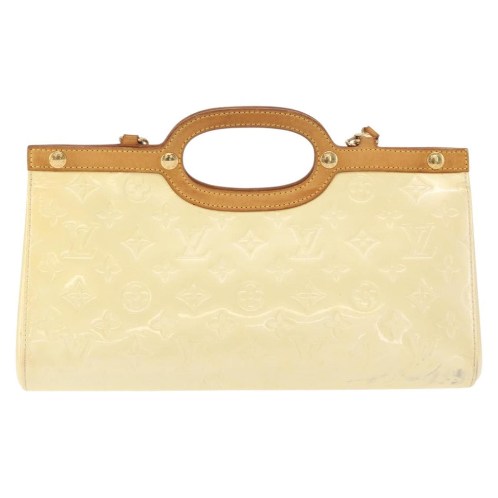Louis Vuitton Roxbury Drive Handbag Monogram Vernis Yellow Patent_Leather Handbag