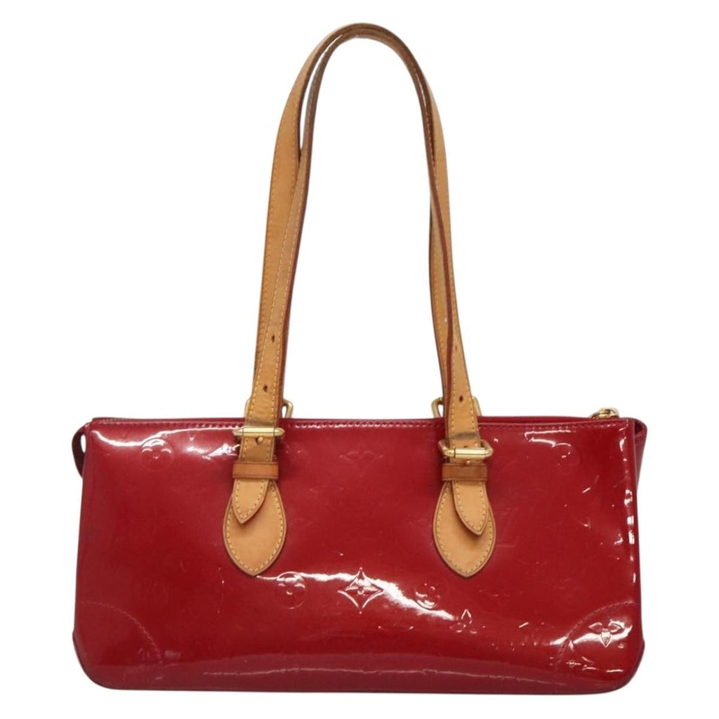 Louis Vuitton Rosewood Avenue Handbag Monogram Vernis Red Patent_Leather Handbag