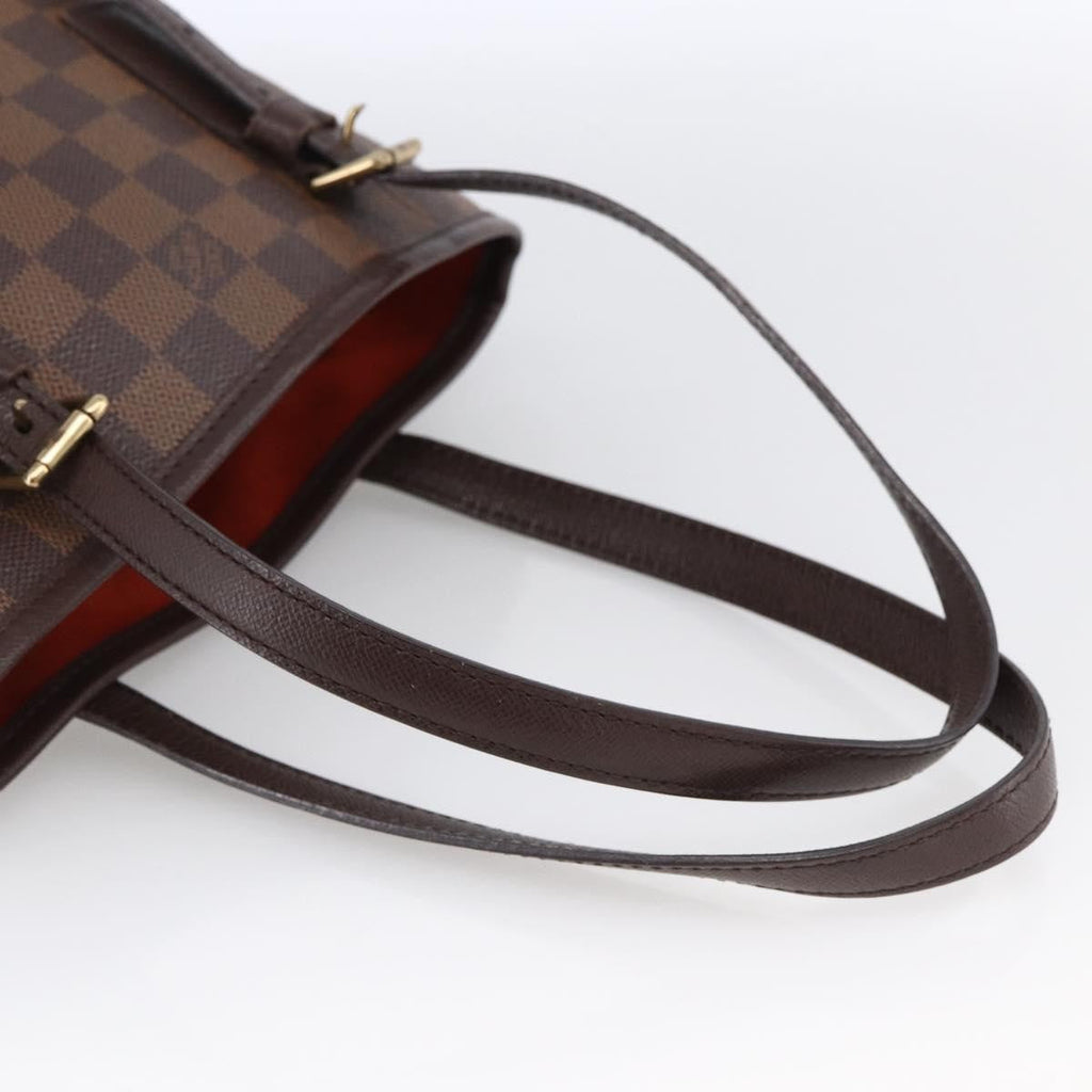 Louis Vuitton Marais Bucket Bag Damier Brown Canvas Shoulder Bag