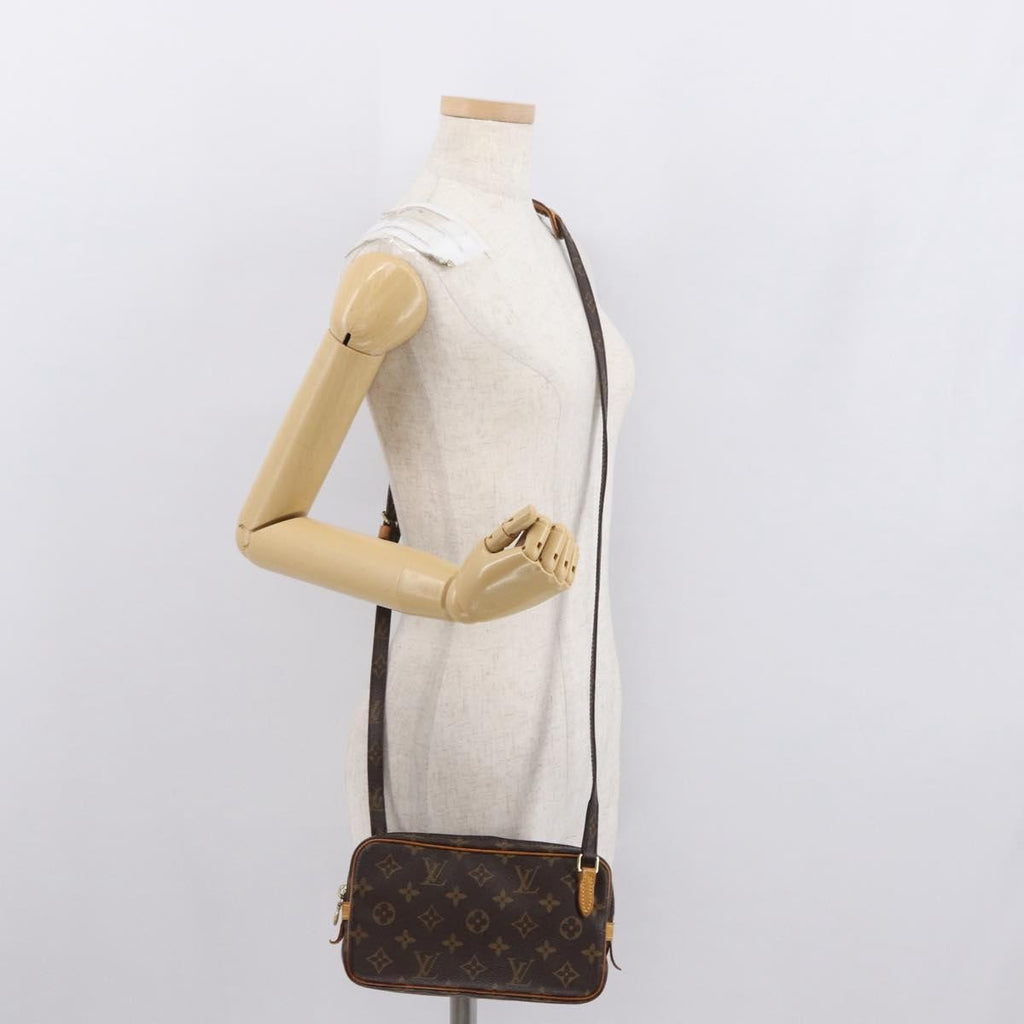 Louis Vuitton Pochette Marly Bandouliere Bag Monogram Canvas Brown Canvas Shoulder Bag