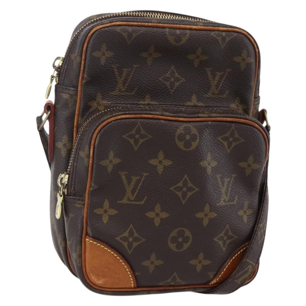 Louis Vuitton Amazone Bag Monogram Canvas Brown Canvas Shoulder Bag
