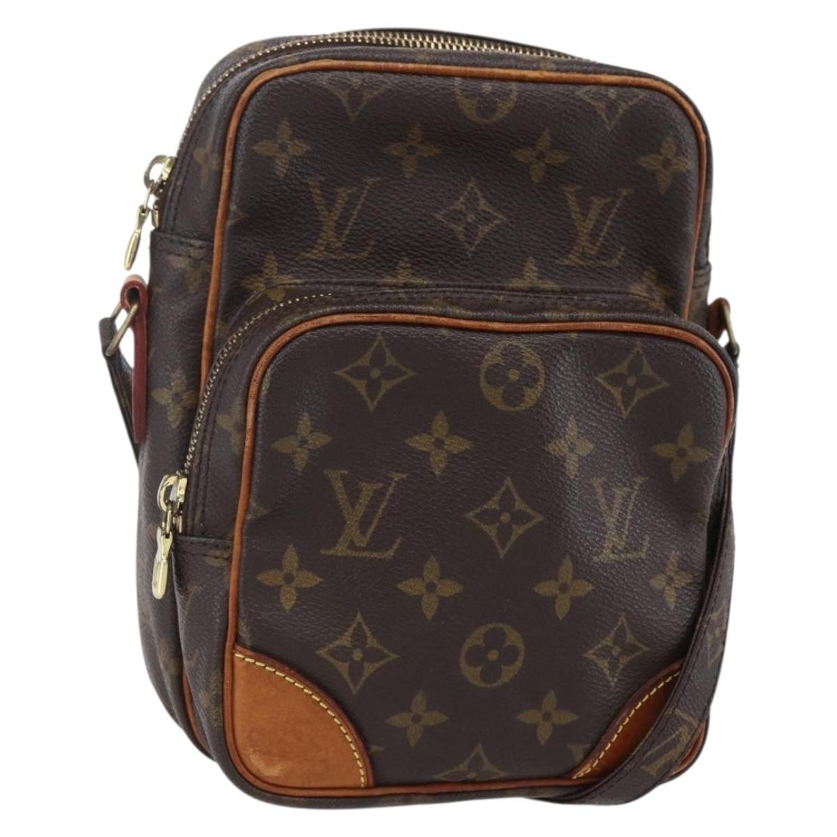 Louis Vuitton Amazone Bag Monogram Canvas Brown Canvas Shoulder Bag
