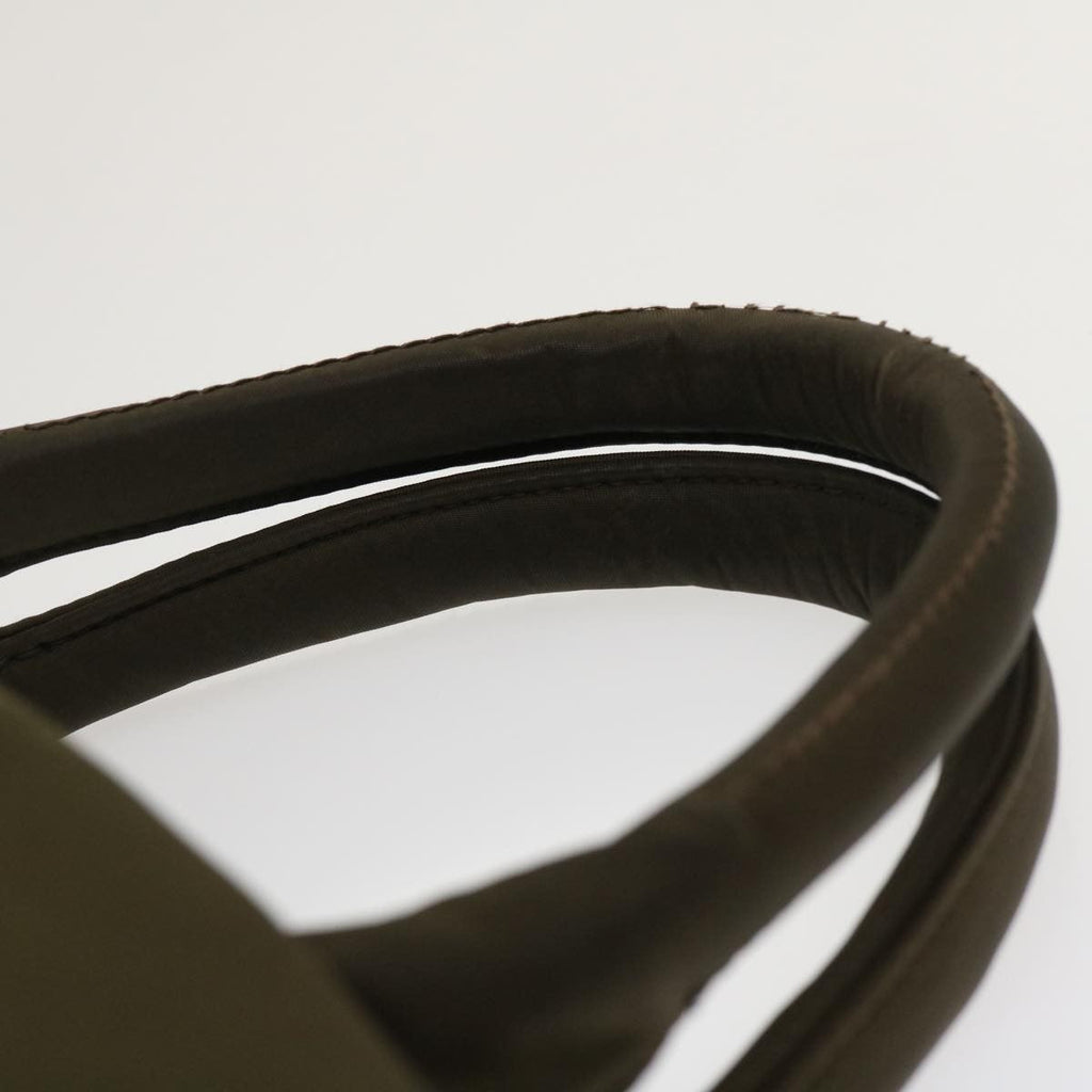 Prada Convertible Double Tote Tessuto Khaki Nylon Tote Bag Bag
