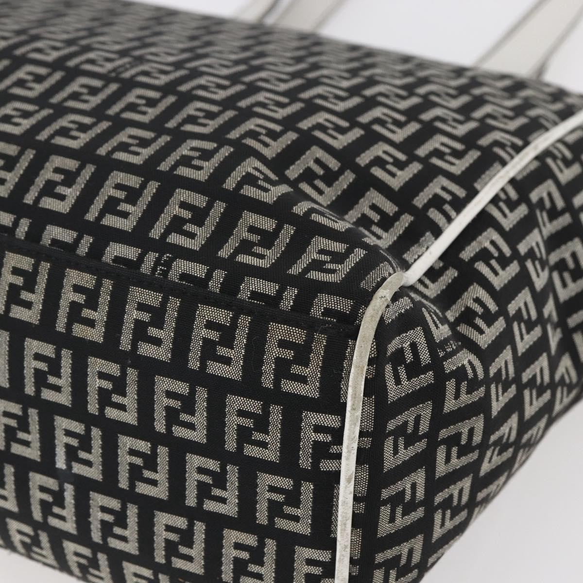 Fendi Zucca Tote Bag Canvas Black Canvas Tote Bag Bag
