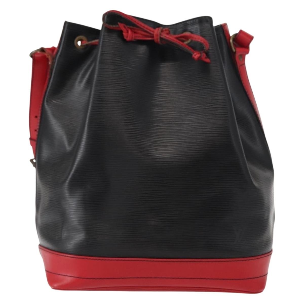 Louis Vuitton Bicolor Noe Handbag Epi Leather Black Leather Shoulder Bag