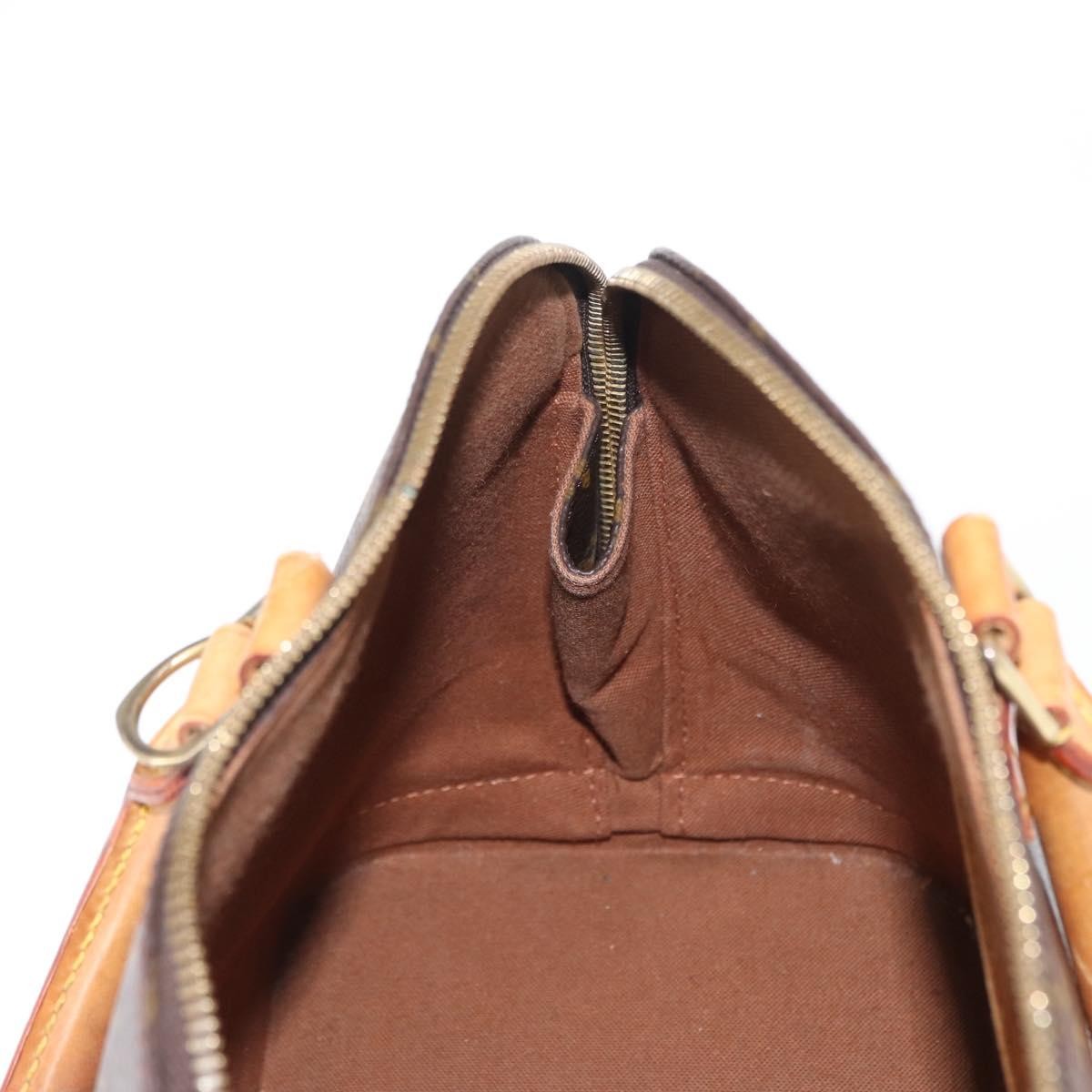 Louis Vuitton Alma Handbag Monogram Canvas Brown Canvas Handbag