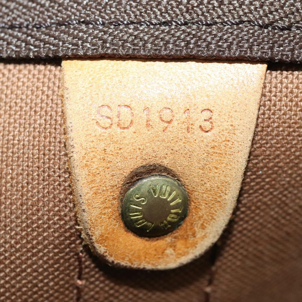 Louis Vuitton Keepall Bag Monogram Canvas Brown Canvas Travel Bag