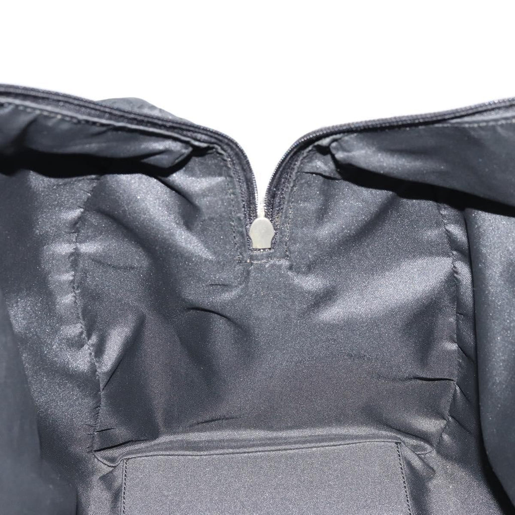 Gucci Duffle Bag Jumbo Gg Embossed Leather Black Pvc Handbag (Pre-Owned)