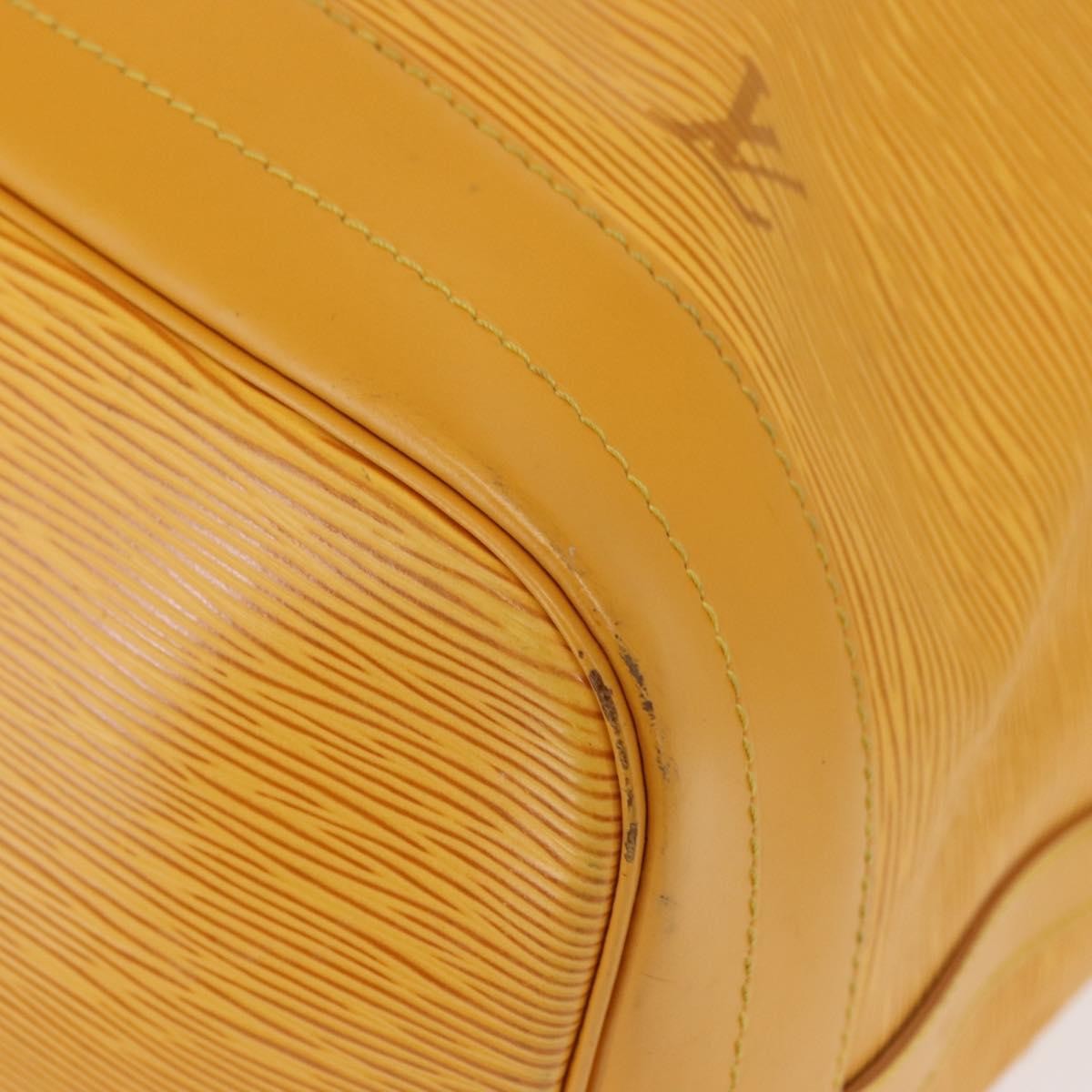 Louis Vuitton Noe Handbag Epi Leather Yellow Leather Shoulder Bag