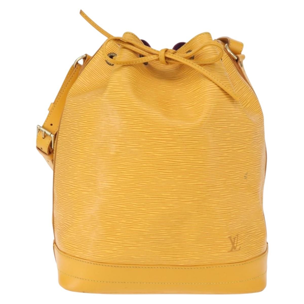 Louis Vuitton Noe Handbag Epi Leather Yellow Leather Shoulder Bag
