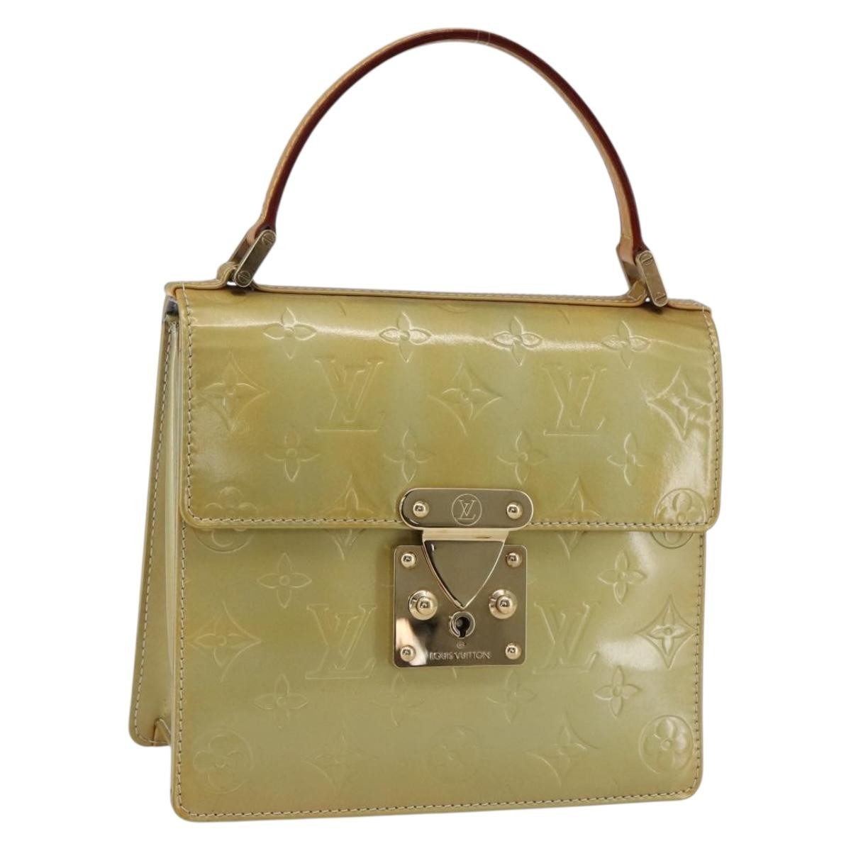 Louis Vuitton Spring Street Nm Handbag Patent Leather Gray Patent_Leather Handbag