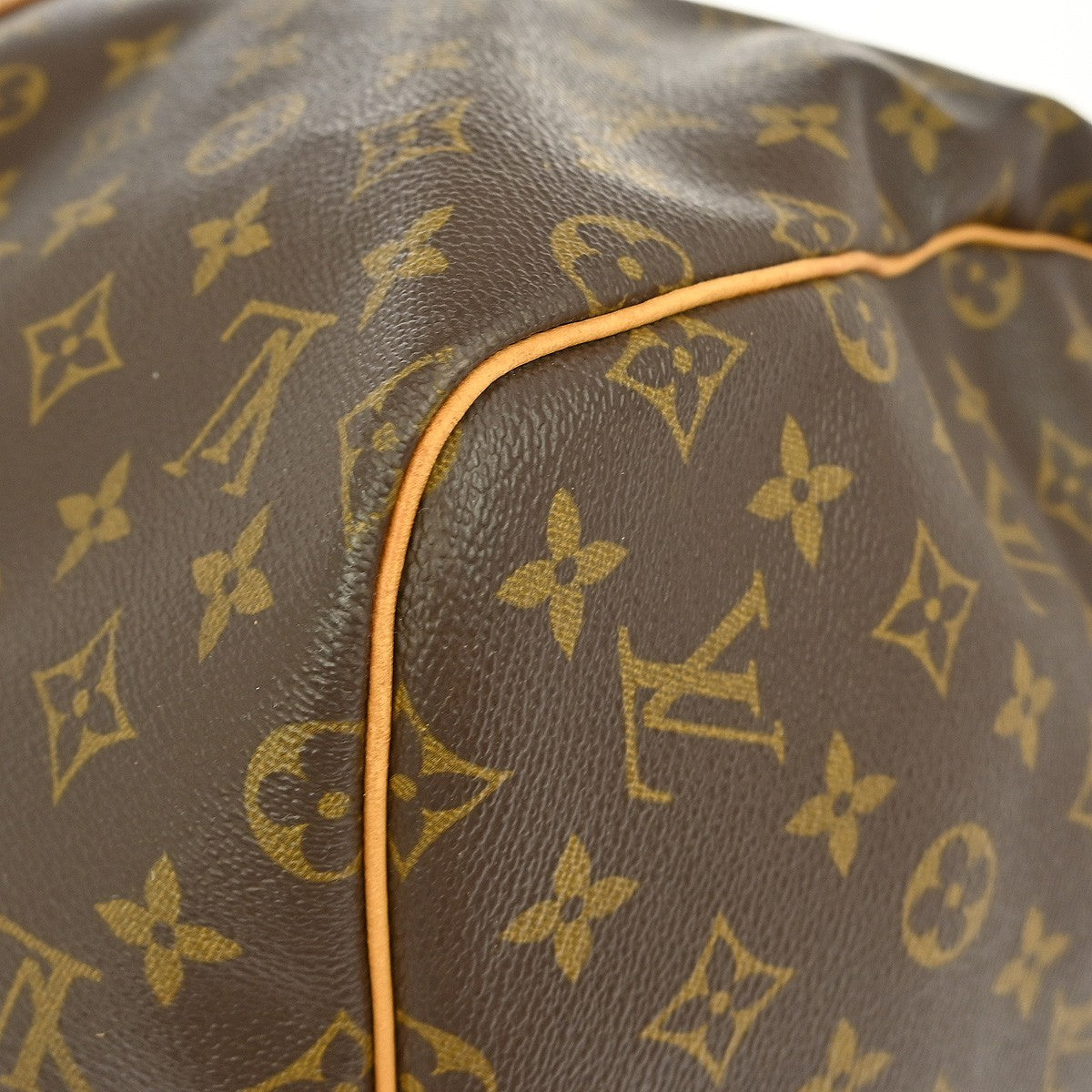 Louis Vuitton Keepall Bag Monogram Canvas Brown Canvas Travel Bag