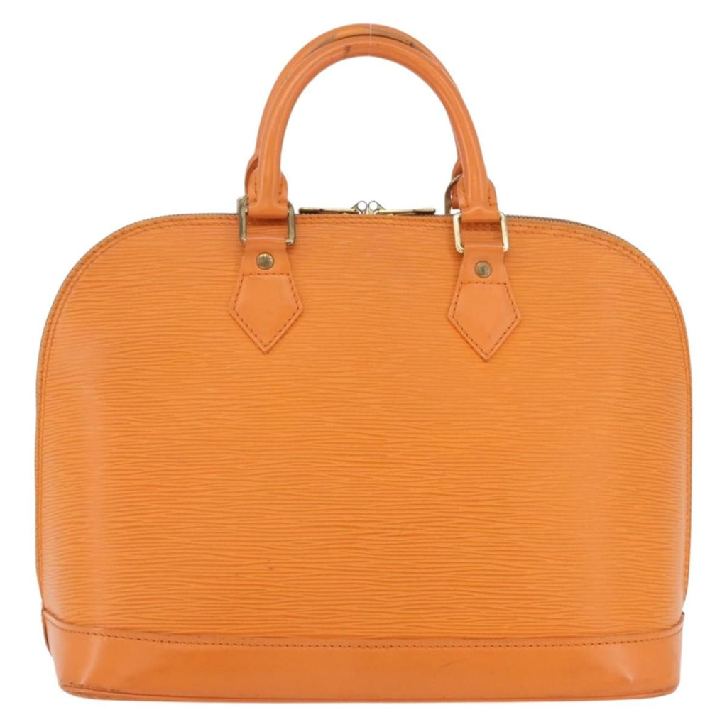 Louis Vuitton Vintage Alma Handbag Epi Leather Orange Leather Handbag