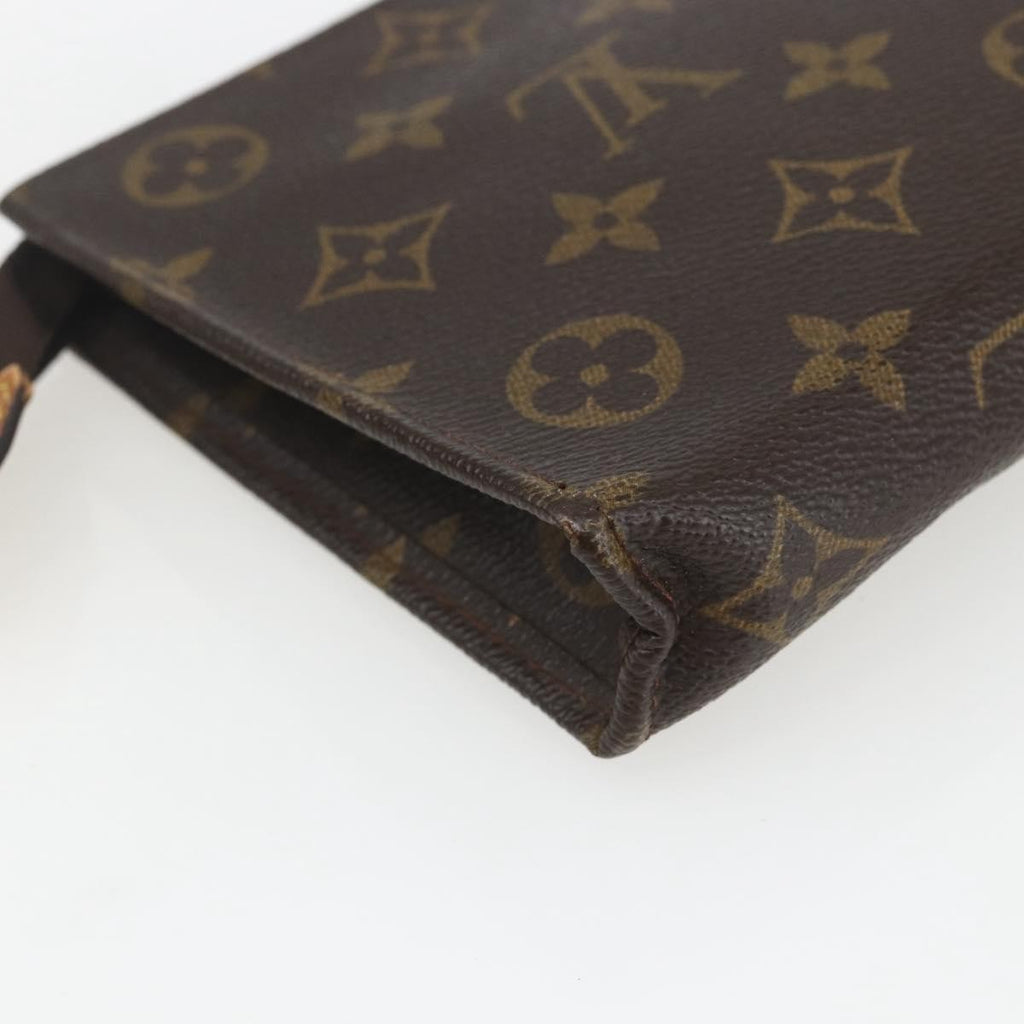 Louis Vuitton Toiletry Pouch Monogram Canvas Brown Canvas Clutche & Pouche Bag