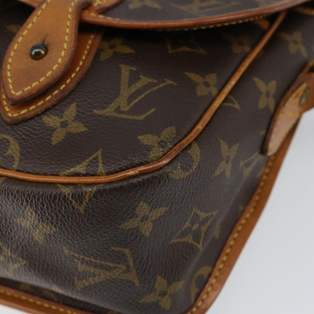 Louis Vuitton Sac Gibeciere Messenger Bag Monogram Canvas Brown Canvas Shoulder Bag