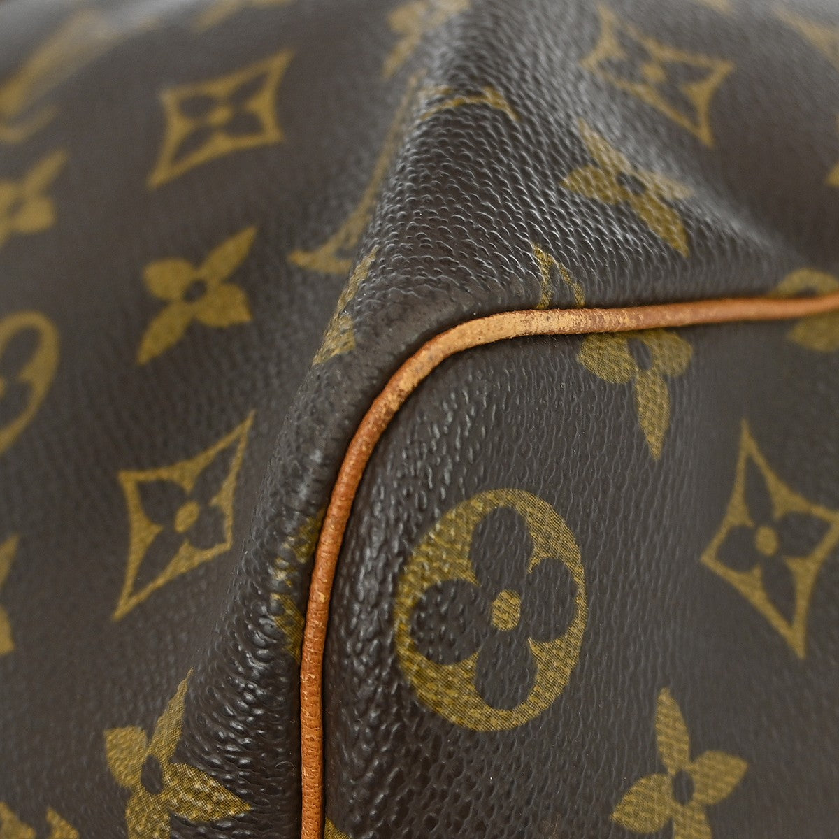 Louis Vuitton Keepall Bag Monogram Canvas Brown Canvas Travel Bag