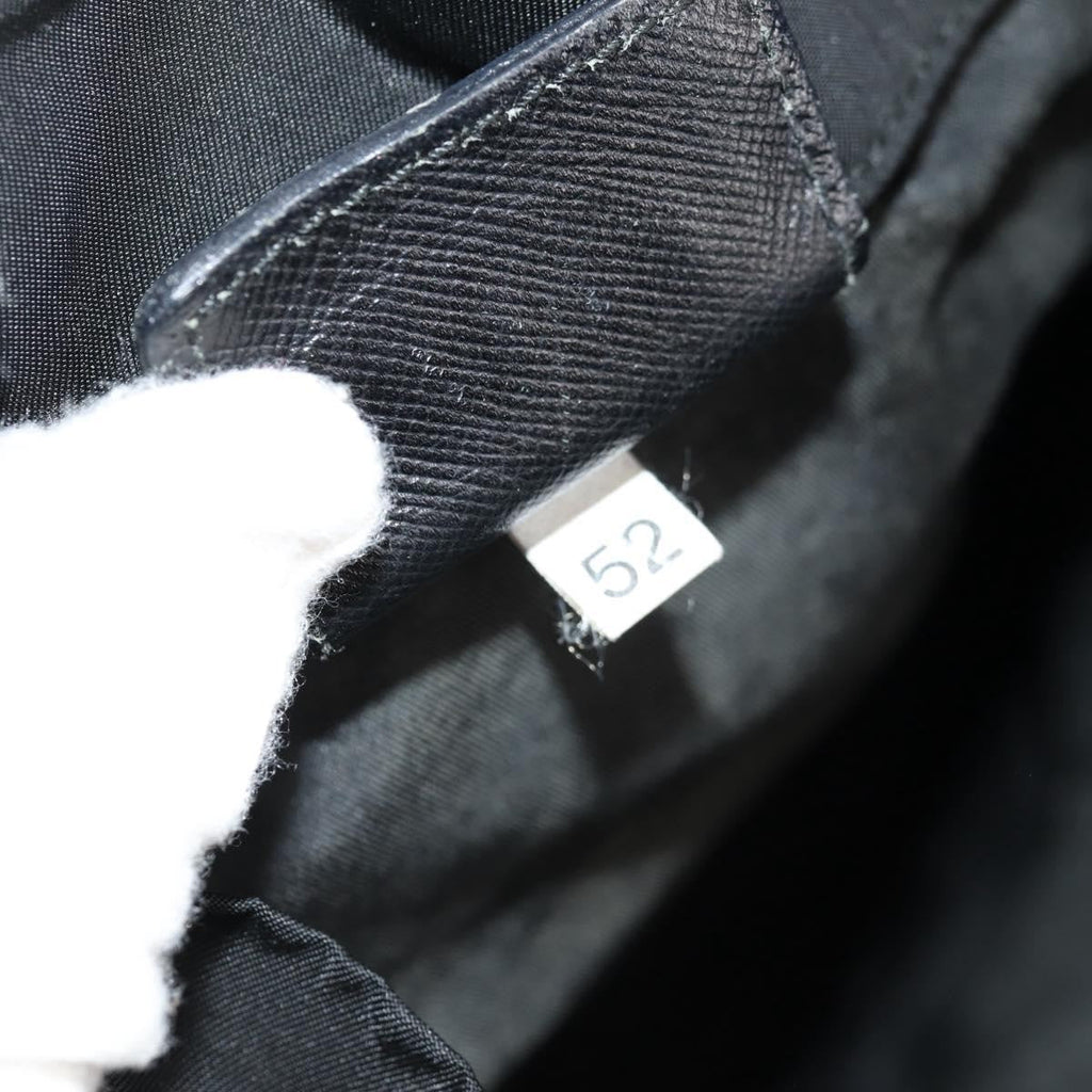 Prada Front Pocket Backpack Tessuto Black Nylon Backpack Bag