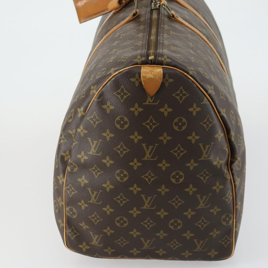 Louis Vuitton Keepall Bag Monogram Canvas Brown Canvas Travel Bag