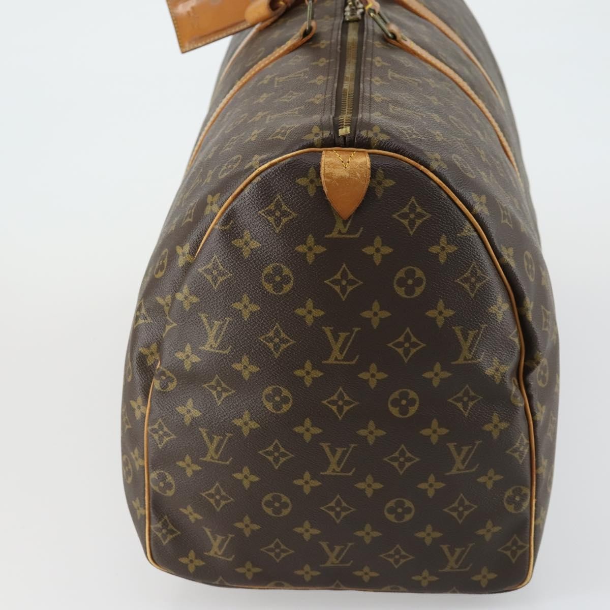Louis Vuitton Keepall Bag Monogram Canvas Brown Canvas Travel Bag