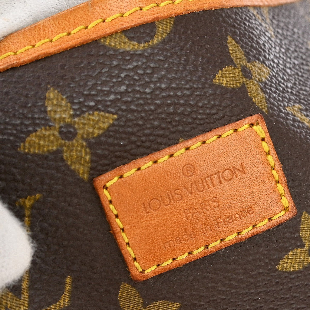 Louis Vuitton Saumur Handbag Monogram Canvas Brown Canvas Shoulder Bag