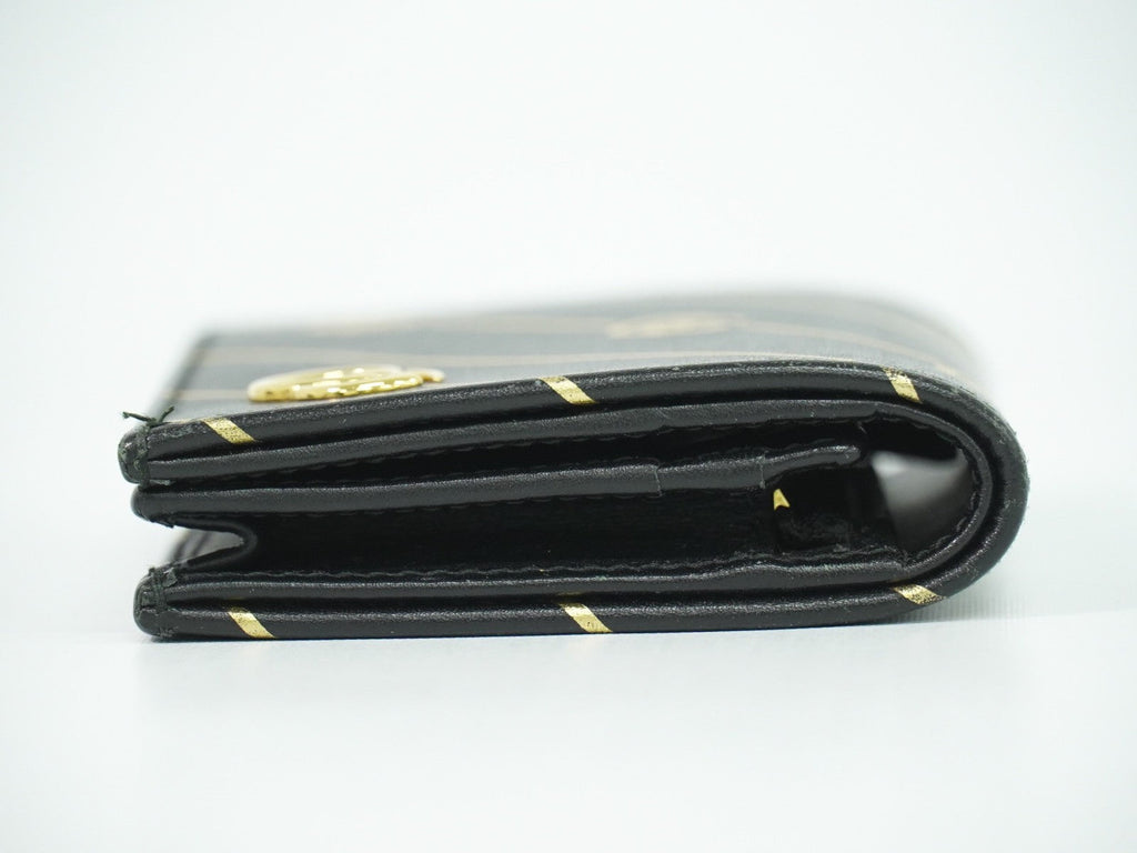 Gucci Gg Marmont Wallet Leather Black Leather Wallets Accessory (Pre-Owned)