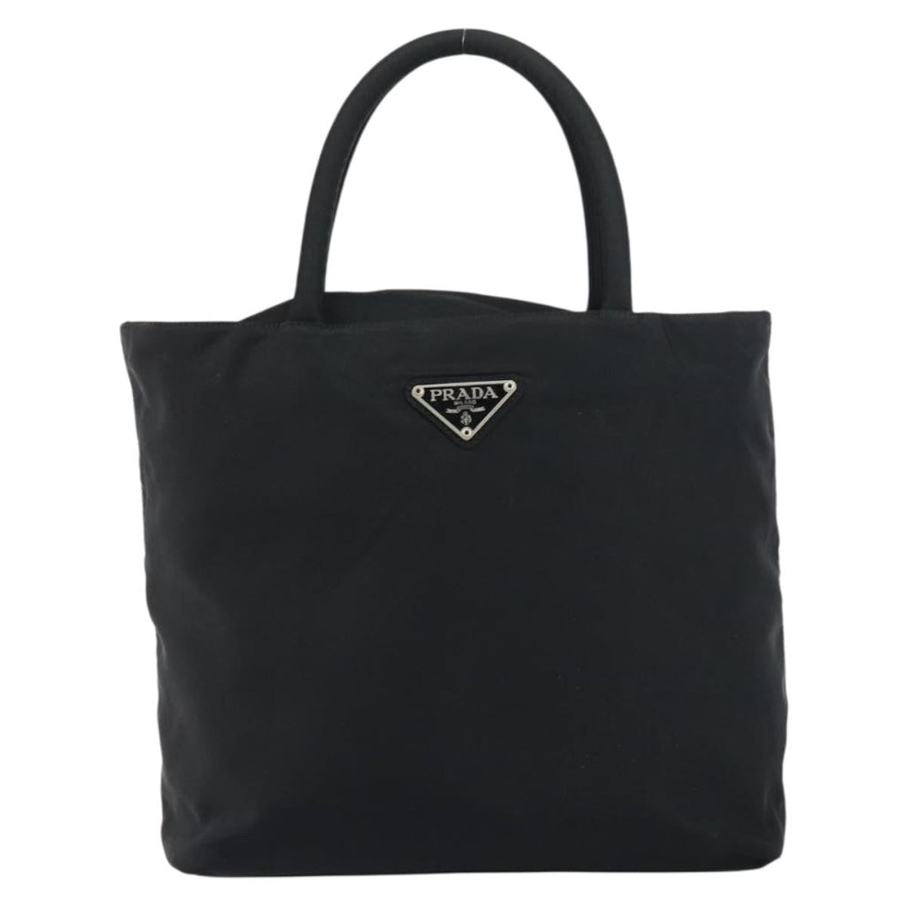 Prada Vintage Zip Tote Tessuto Black Nylon Tote Bag Bag