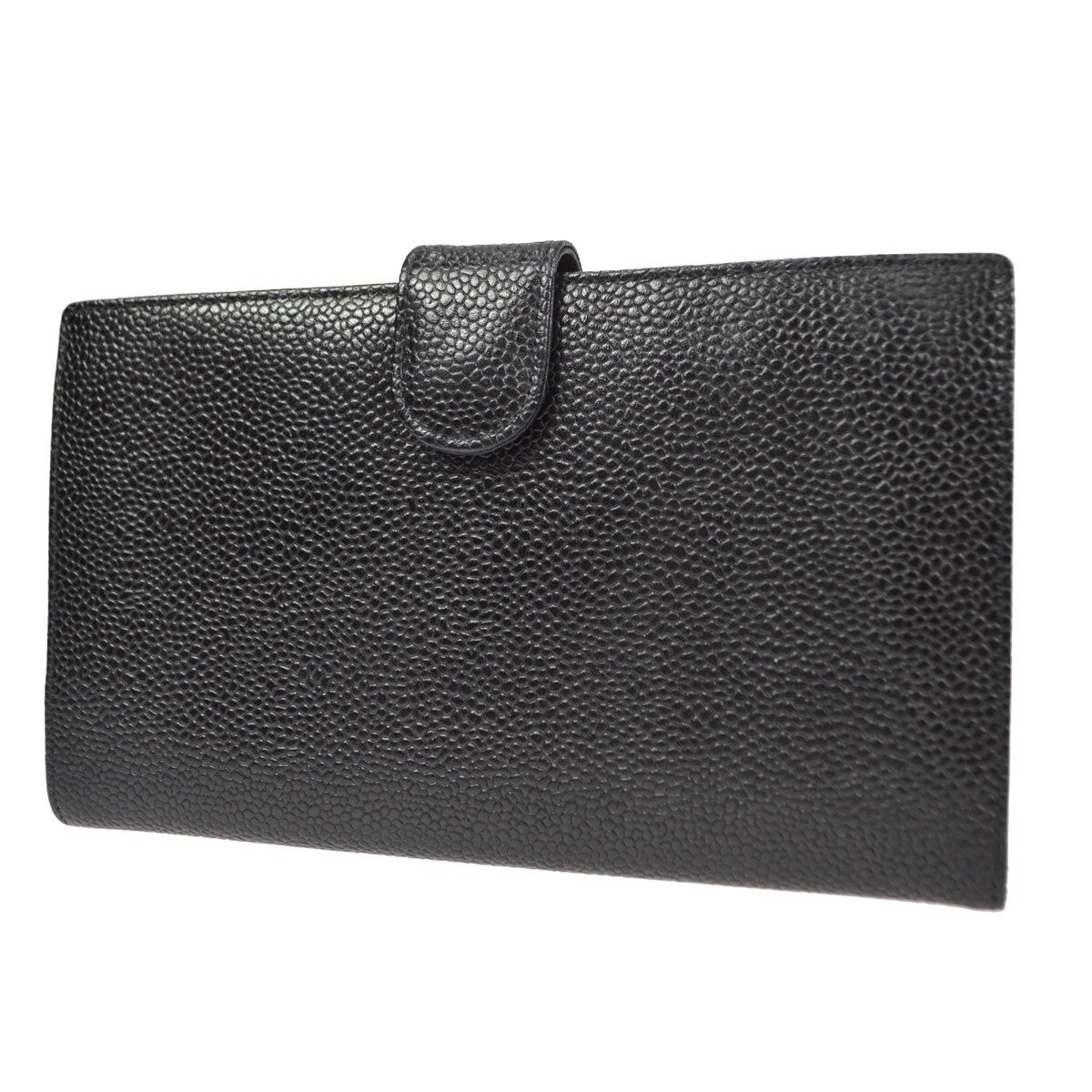Chanel Timeless Cc French Wallet Caviar Black Leather Wallets Accessory