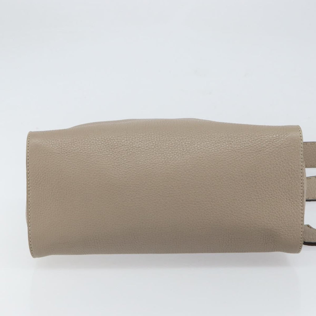 Fendi Selleria Lei Bag Leather Gray Leather Handbag