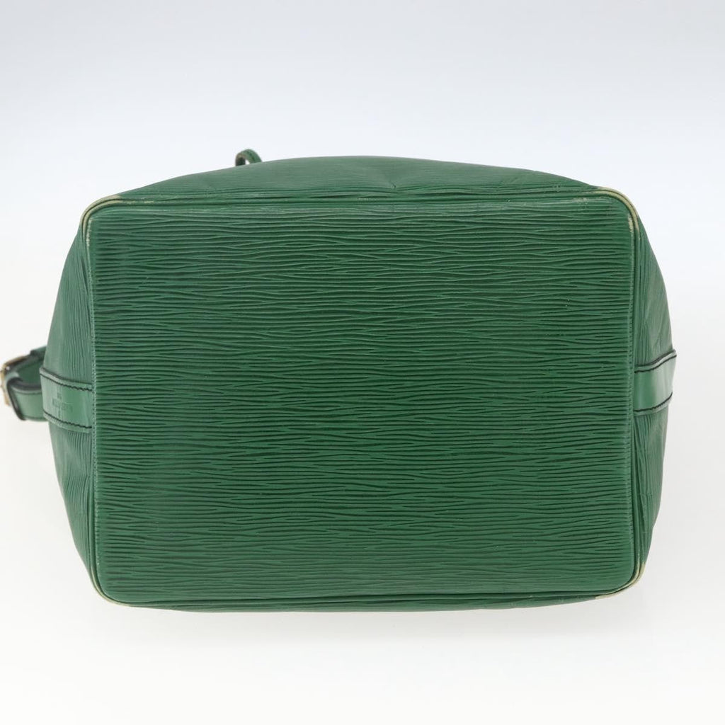 Louis Vuitton Petit Noe Handbag Epi Leather Green Leather Shoulder Bag