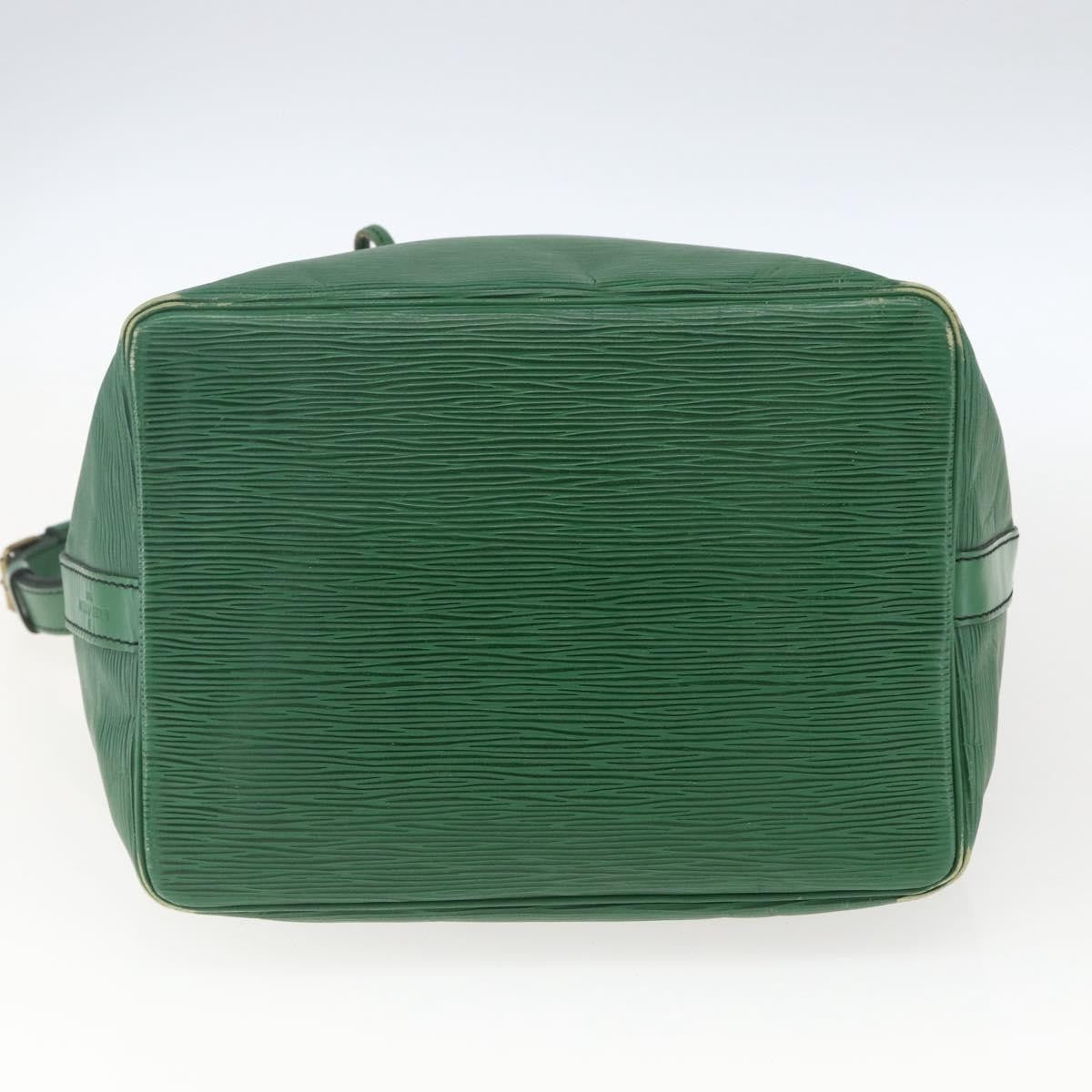 Louis Vuitton Petit Noe Handbag Epi Leather Green Leather Shoulder Bag