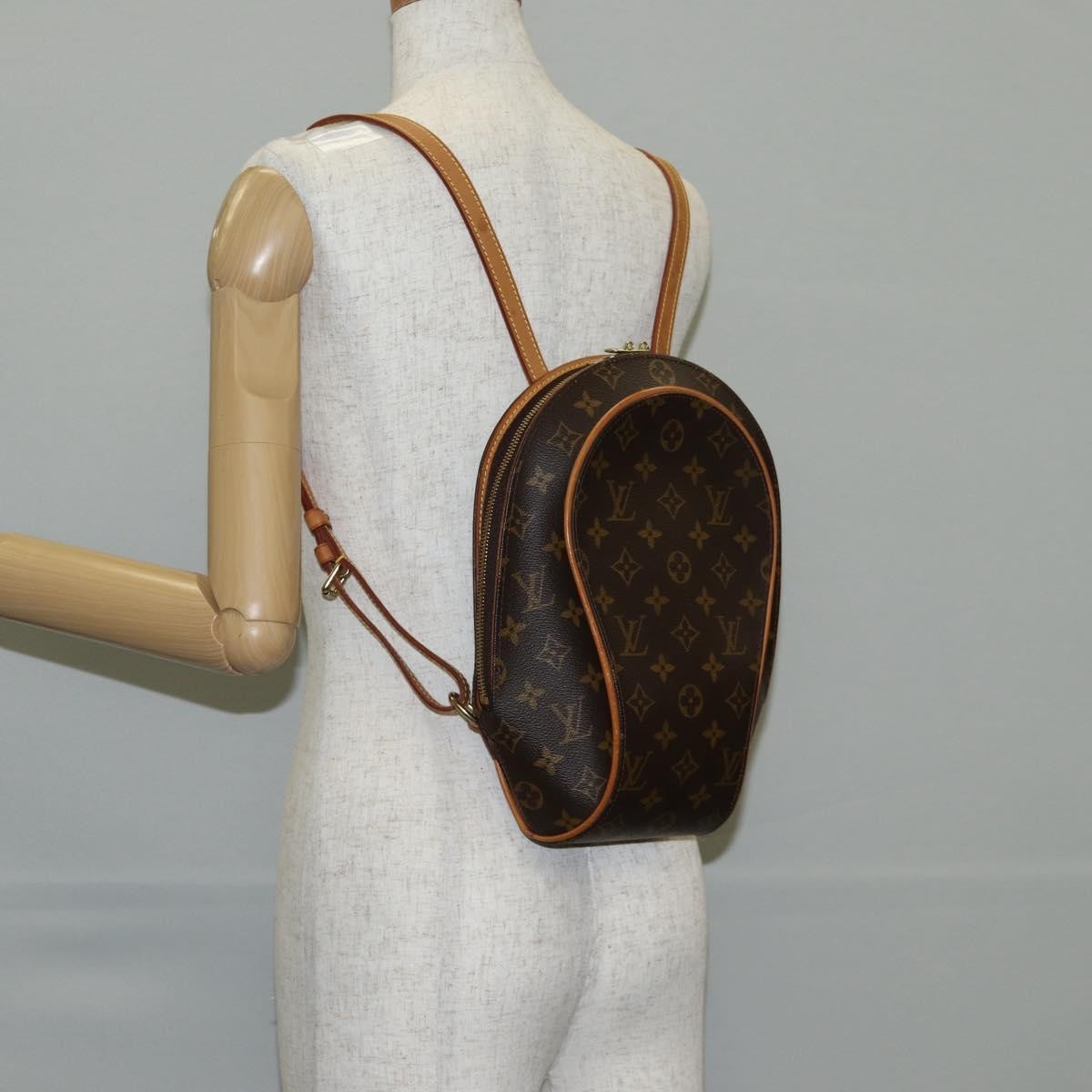 Louis Vuitton Ellipse Backpack Monogram Canvas Brown Canvas Backpack Bag
