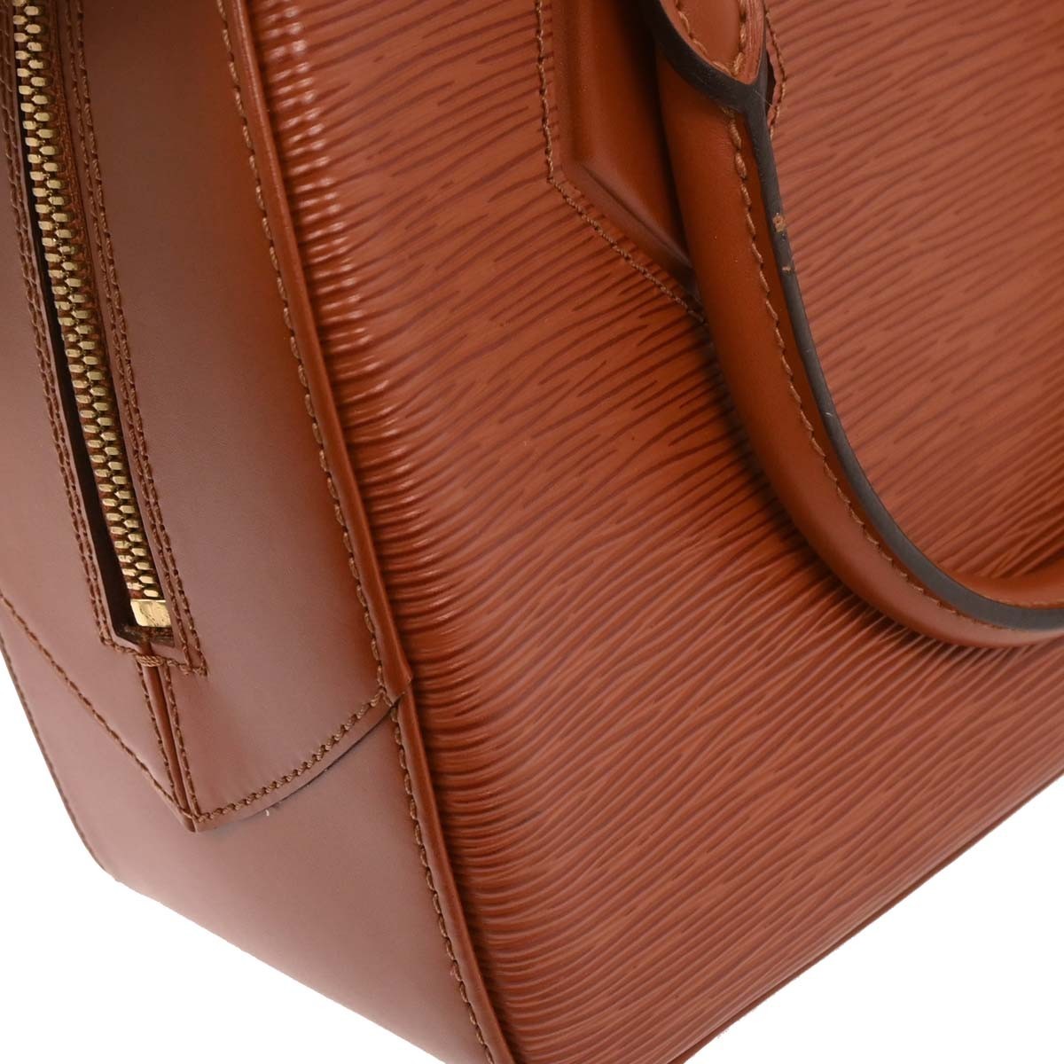 Louis Vuitton Sablons Handbag Epi Leather Brown Leather Handbag