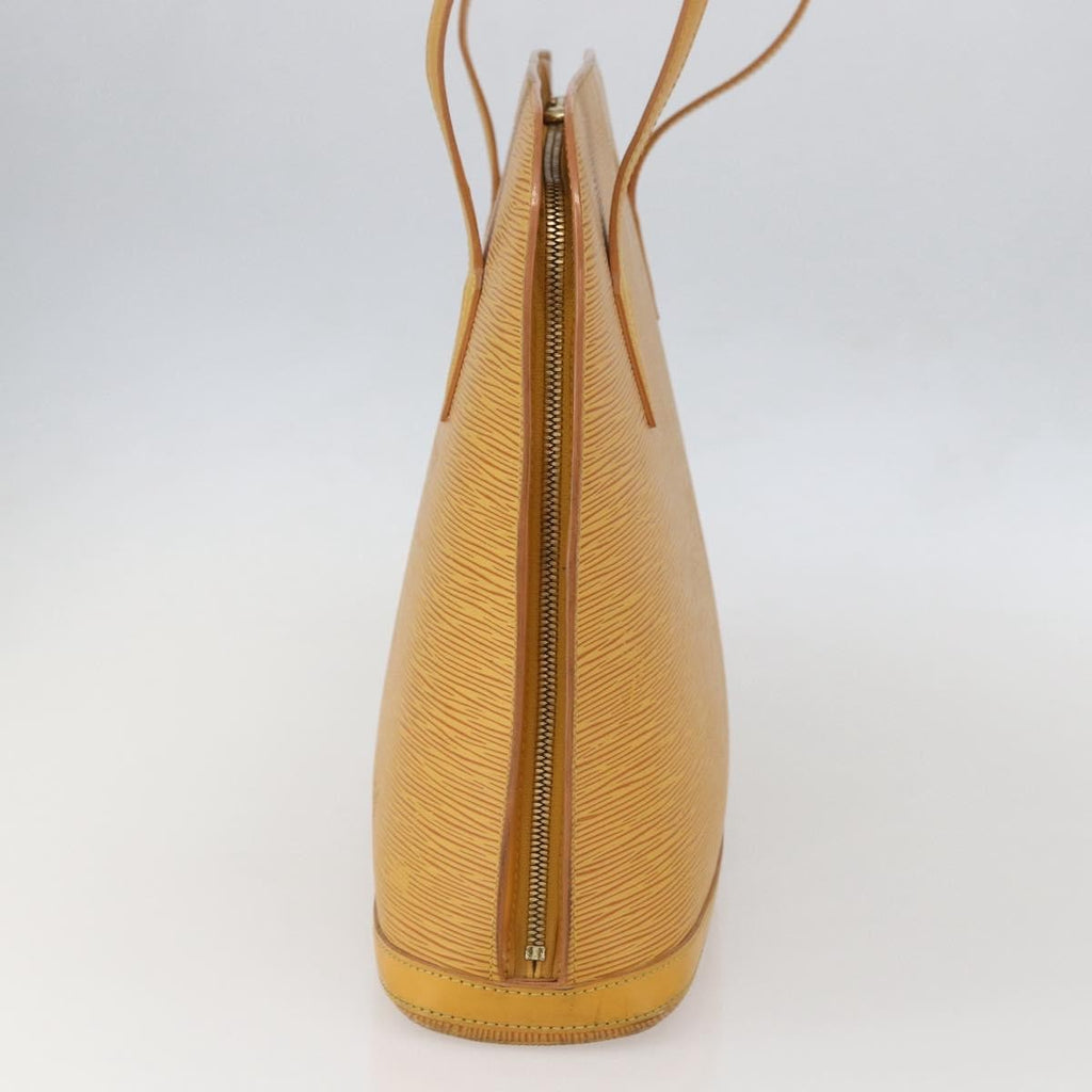 Louis Vuitton Lussac Handbag Epi Leather Yellow Leather Shoulder Bag