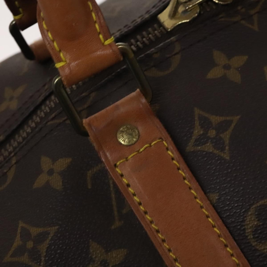 Louis Vuitton Keepall Bag Monogram Canvas Brown Canvas Travel Bag