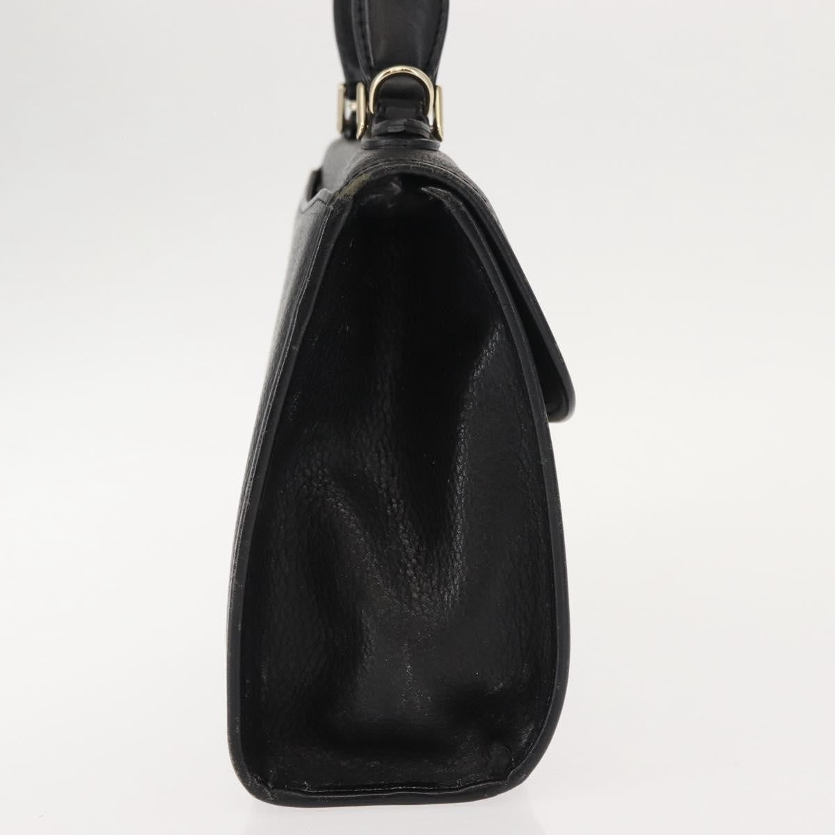 Burberry Vintage Handbag Leather Black Leather Handbag